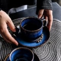 Miniatyrbillede 3 af 5: Tyrkiske Espresso Kopper med Underkopper Keramik Kop Sæt Kreativitet Kande
