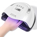 Miniatyrbild 1 av 5: 180W X7 Max Dubbel UV LED-lampa för nageltorkning