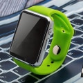 Miniatyrbillede 3 af 4: Smartwatch Kortpositionering Bluetooth Ur Flere Sprog Silver black multinational