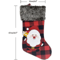 Miniatyrbilde 4 av 5: Julegave Sokker Plysj Julestropp Lanyard Juletrepynt Julepynt, Julesokker Julepynt 1 Stykke Bd-yuh