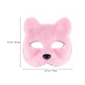 Miniatyrbild 2 av 3: Halvmask för Maskerad, Djurmask, Cosplay Kostymtillbehör för Halloween Karneval Maskerad (Rosa)