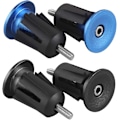 Miniatyrbilde 1 av 5: Sykkelstyre Endekapsler, Sykkelstyre Plugger Aluminium Legering Bar End Plugger Sykling Styre