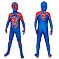 Miniatyrbillede 1 af 5: Jumpsuit til børn Superhelt Zentai Bodysuit Drenge Fancy Up Kostume 7-8 Years