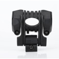 Miniatyrbilde 3 av 5: Torch Clip Montering Plast Rask Utgivelse Lommelykt Holder Clip Montering Kit (svart) (1 stk)