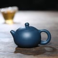 Miniatyrbillede 3 af 5: Lilla Lerpotte Tekande Kugleformet Infuser Xishi Tekande