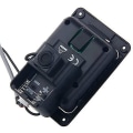 Miniatyrbilde 2 av 4: Gitarforforsterker 3-bånds equalizer Piezo pickup Tuner LCD