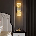 Miniatyrbilde 5 av 5: Vegglampe Moderne Gull Vegglamper Sconces Soverom