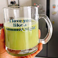 Miniatyrbild 5 av 5: Sommarnatt Glasmoln Måne Stjärnhimmel Kaffe Mugg