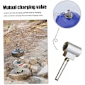 Miniatyrbilde 4 av 5: Camping Gassbeholder Adapter Gassylinder Påfyllingsadapter Propan Tank Adapter Utendørs