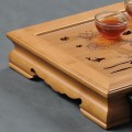 Miniatyrbillede 3 af 5: Lotus Fish Gongfu Teebord Serveringsbakke Bambus