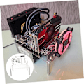 Miniatyrbillede 5 af 8: DIY Computer Cases Tilbehør Bundkort Support Beslag til Åben Bænk Case Stand