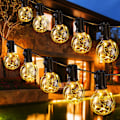 Miniatyrbild 3 av 5: LED-kula Fairy String Lights G40 för utomhus Warm white 10 lights