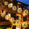 Miniatyrbillede 3 af 5: Led Globe Fairy String Lys G40 Udendørs Garland Lys Warm white 12 lights