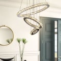 Miniatyrbilde 5 av 5: 3-rings LED Krystall-Lysekrone Hengelampe Rund Tak