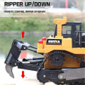 Miniatyrbilde 5 av 5: 1:16 RC Truck Heavy Bulldozer Caterpillar Engineeringstyrt Lekebil for Gutter | RC Trucks (Khaki)