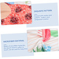 Miniatyrbilde 2 av 8: Trykt Badehåndkle Badehåndkle for Kvinner Mikrofiber Lett Design