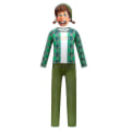 Miniatyrbild 2 av 5: Turning Red Jumpsuit Barnkläder Mask Set Fancy Up Kostym 8-9 Years