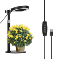 Miniatyrbilde 1 av 5: Bærbar LED-vekstlampe med fullspektrum, timer og USB-ring