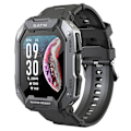 Miniatyrbild 1 av 5: 1,71-tums Klocka C20 Smartwatch Trefallig Utomhus Stegräknare Bluetooth Samtal Klocka Black