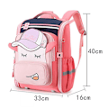 Miniatyrbilde 4 av 4: Alt-i-ett skolebag for barneskolen Light Blue