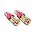 Miniatyrbilde 1 av 5: Billede LED-pærer Interiørlampe Parklys Kuppel Leselys Xenon-utskifting (2 stk, Rød)
