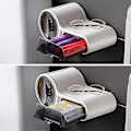 Miniatyrbillede 2 af 3: Multifunktionel Toiletpapirholder Stativ Vandafvisende Hvid