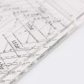 Miniatyrbild 2 av 2: 4-pack Sömnadsmått Set Sömnadsverktyg Transparent Diamantform