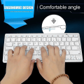 Miniatyrbillede 1 af 5: Sølv Ultra-tyndt Trådløst Bluetooth Tastatur iPad Mini Mac