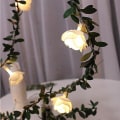 Miniatyrbillede 4 af 5: 6m Kunstige Planter LED Lysstreng Grønne Blade Ivy Vine Bryllup