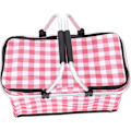 Miniatyrbild 1 av 8: Picknickkylväska med dragkedja, isolerad picknickkorg för lunch, portabel bentoväska