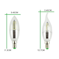 Miniatyrbilde 2 av 5: 10 stk Høy Lysstyrke Lampara Led E14 Lyspære 5w