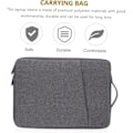 Miniatyrbilde 3 av 8: Slank og lett laptopveske nettbrett-sleeve bag polyesterhåndveske for reise og kontorbruk