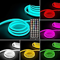 Miniatyrbild 2 av 5: 3~10m DC12V RGB Vattentät LED Neon Rep-Ljusremsa App Synkronisering