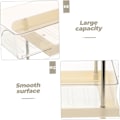 Miniatyrbillede 4 af 8: Badeværelse Makeup Holder Skrivebord Toiletartikler Organizer Kommode Opbevaringsholder Moderne Design