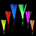 Miniatyrbillede 4 af 5: 10-300 stk. Glødesticks Armbånd Halskæder Neon Farver Fest Favoritter Rave Diskotek 100PCS
