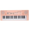 Miniatyrbillede 2 af 5: Elektronisk Klaver Keyboard Børn 37 Taster Keyboard Klaver Uddannelsesmæssigt Legetøj Med Mikrofon Gul Pink
