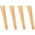 Miniatyrbilde 2 av 5: Treben, Trebeinnsatser, Møbelbein, Sofaben, 4 stk