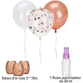 Miniatyrbilde 3 av 4: 54 stk Rosa Gull Ballonger Latex Helium Ballonger Sprayflaske