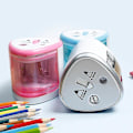 Miniatyrbillede 2 af 4: Elektrisk blyantspidser med to huller pink