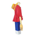 Miniatyrbillede 3 af 5: Piece D. Luffy Performance Kostume Pirat Halmhat Sæt Mænd Fancy Up Outfit 2XL