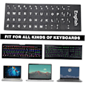 Miniatyrbilde 4 av 8: 10 Ark Tastaturklistremerker Datamaskintastatur Alfabetklistremerker Datamaskin