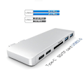 Pikkukuva 1 / 5: USB Type-C -keskitin 6-in-1, kaksi Type-C -liitäntää