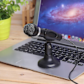 Miniatyrbillede 2 af 5: Notebook Desktop Mikrofon KTV-307 3,5 mm Mic