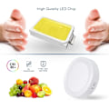 Miniatyrbilde 4 av 5: Rund LED-taklampe i aluminium (12 W, 1160 Lm, 120, IP20, 160 x 30 mm) 1 stk. Kaldt hvitt lys 6000 K