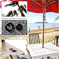 Miniatyrbillede 3 af 5: Bordparasol Plastik Hulring, Bordhulkapsler, Terrassebord Tapbeskytter, Til Haveparasol (sort 42 Mm)
