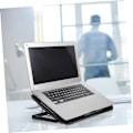 Miniatyrbilde 3 av 8: Ergonomisk Laptop Kjølebase Stativ Vifte for Bærbare Datamaskiner - Kjølt Kompakt Robust