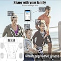 Miniatyrbild 3 av 5: Bluetooth Kropps Fettskala Smarta Badrumsvågar Trådlös Digital Vikt Vågar Kroppssammansättning Analysator Vägningsvåg Color black1