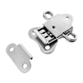 Miniatyrbillede 4 af 5: 4-pak 304 Rustfrit Stål Twistlås Med Holder Og Fjeder Butterfly Zip Til Kasser