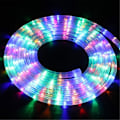 Miniatyrbild 4 av 5: LED-repgarner utomhus jul regnbåge rörlampor
