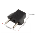 Miniatyrbillede 5 af 5: EU Adapter Stik 2 Flade Pins Til EU 2 Runde Pins Oplader